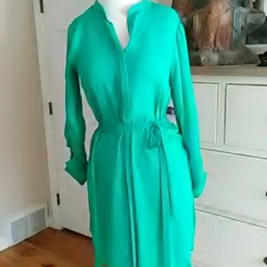 Never worn vibrant green Alice and Trixie dress